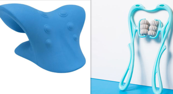Laurent Well™ 6-Roller Swan Neck Massager with Jade Scraping Board