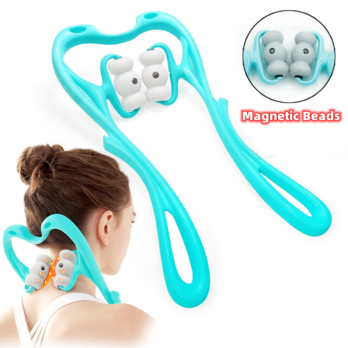 Laurent Well™ 360 Degree Neck Massage Roller, Deep Tissue