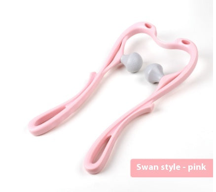 Laurent Well™ 6-Roller Swan Neck Massager with Jade Scraping Board