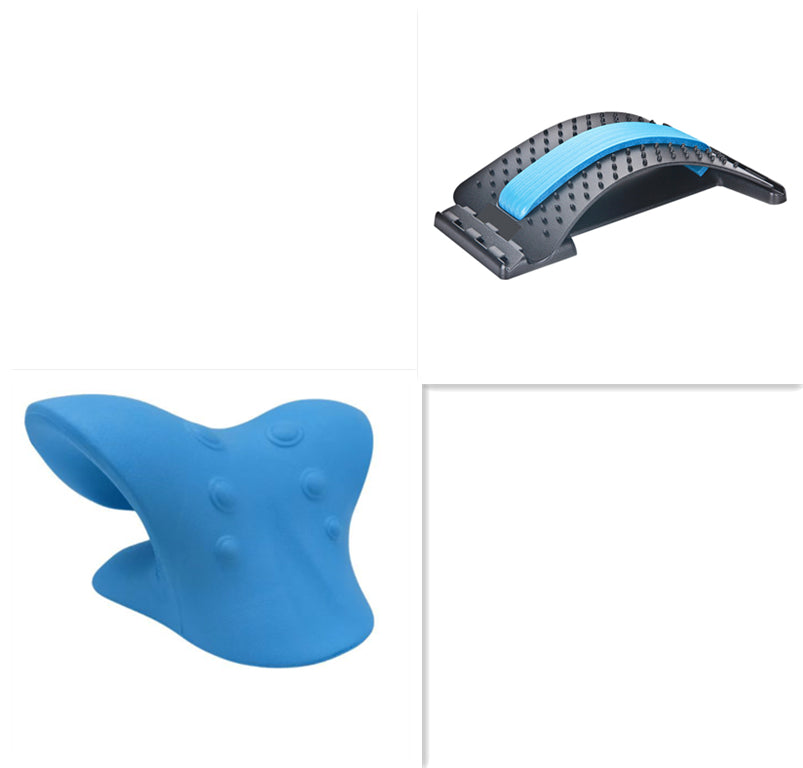 Laurent Well bundle: neck stretcher pillow and back stretcher