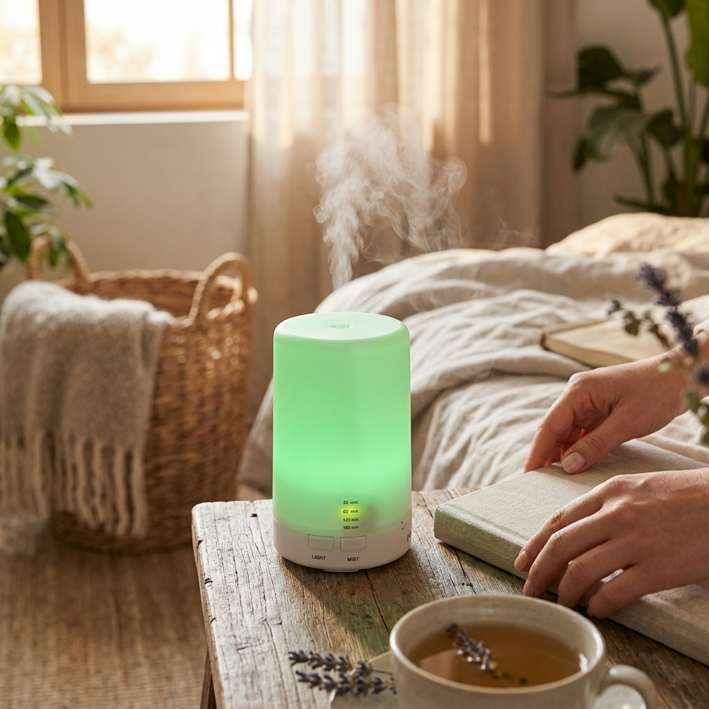 Mini Ultrasonic Aromatherapy Essential Oil Diffuser Cold Mist Humidifier