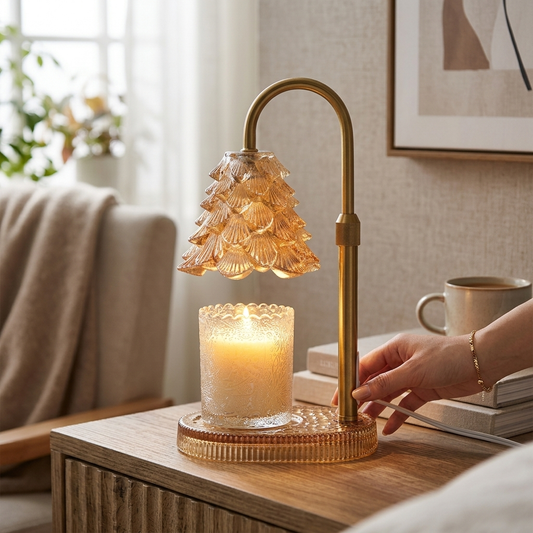Candle Warmer Lamp With Timer & Dimmer , Adjustable Wax Melt Lamp For Jar Candles, Home Decor Accent