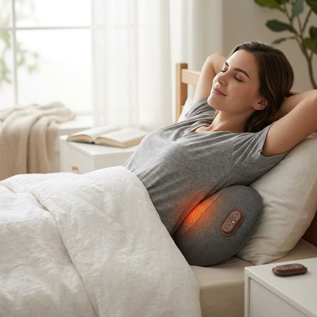 Portable 3-in-1 Back Massager with Heat and Vibration