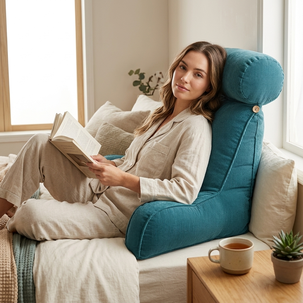 Sofa Bed Head Reading Pillow, 85x60cm, 5 Colors