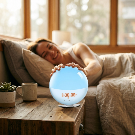 Sunrise and Sunset Wake-Up Light Alarm Clock