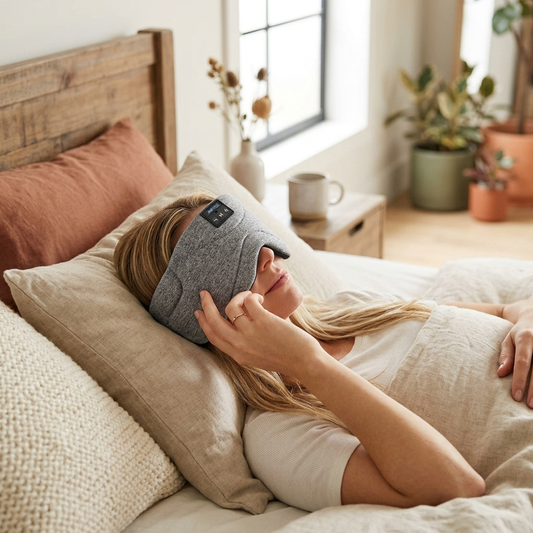 White Noise Bluetooth Sleep Eye Mask