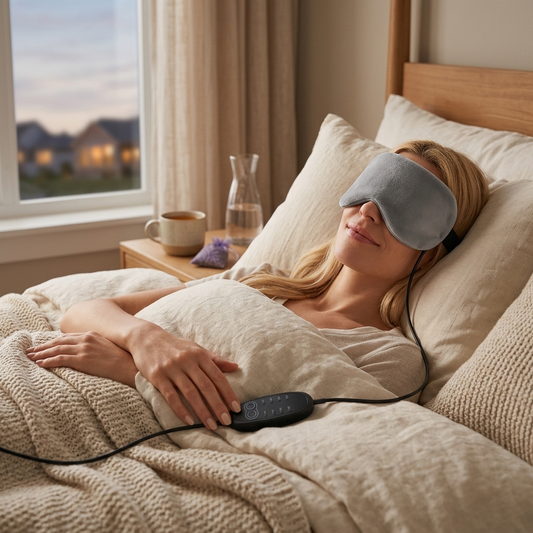 Four Speed Temperature Control Of Rechargeable Heating Steam Hot Compress Eye Mask