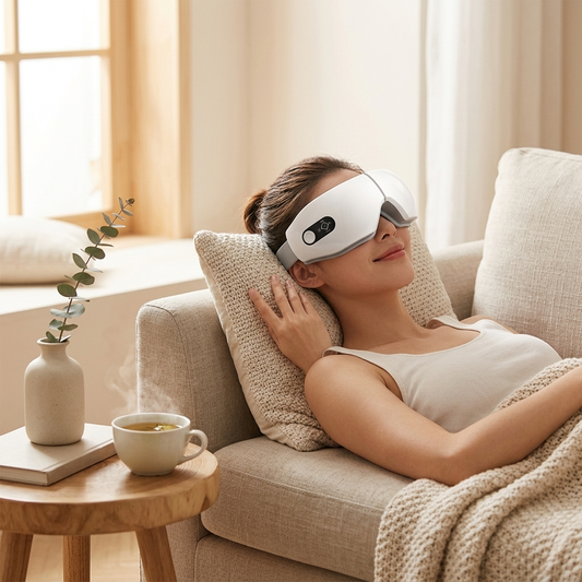 Eye Massager Air Pressure Eye Massager Hot Compress Massage Eye Mask