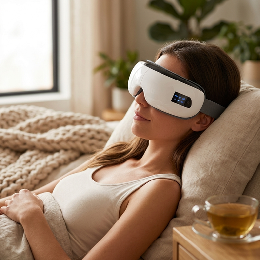 Bluetooth Eye Massager with Air Pressure and Heat