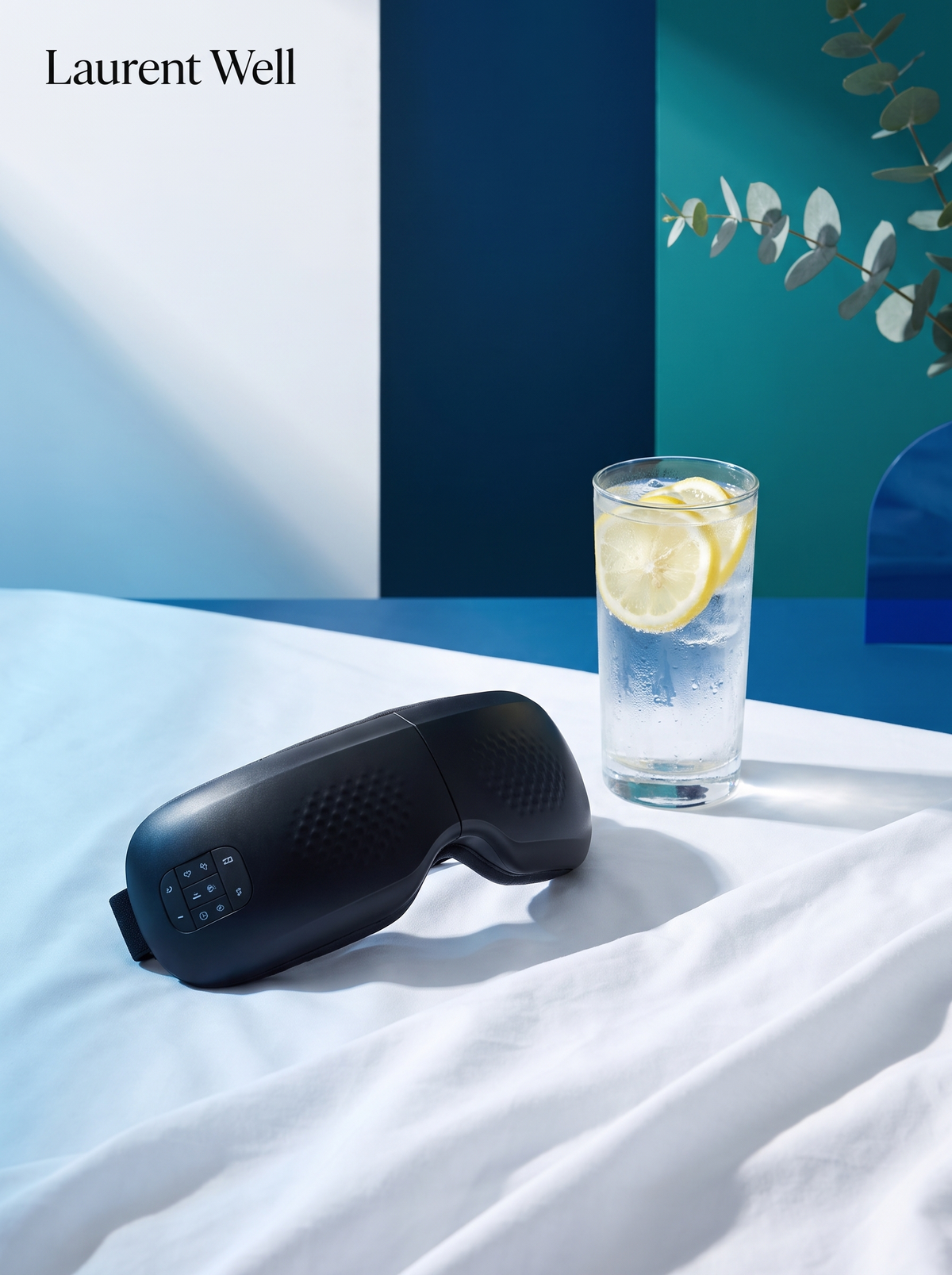 Laurent Well Rechargeable Airbag Eye Massager, Cool Comfort, No Heat Needed