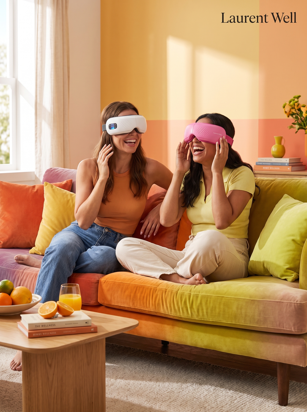 Laurent Well Rechargeable Airbag Eye Massager, One for You, One to Gift