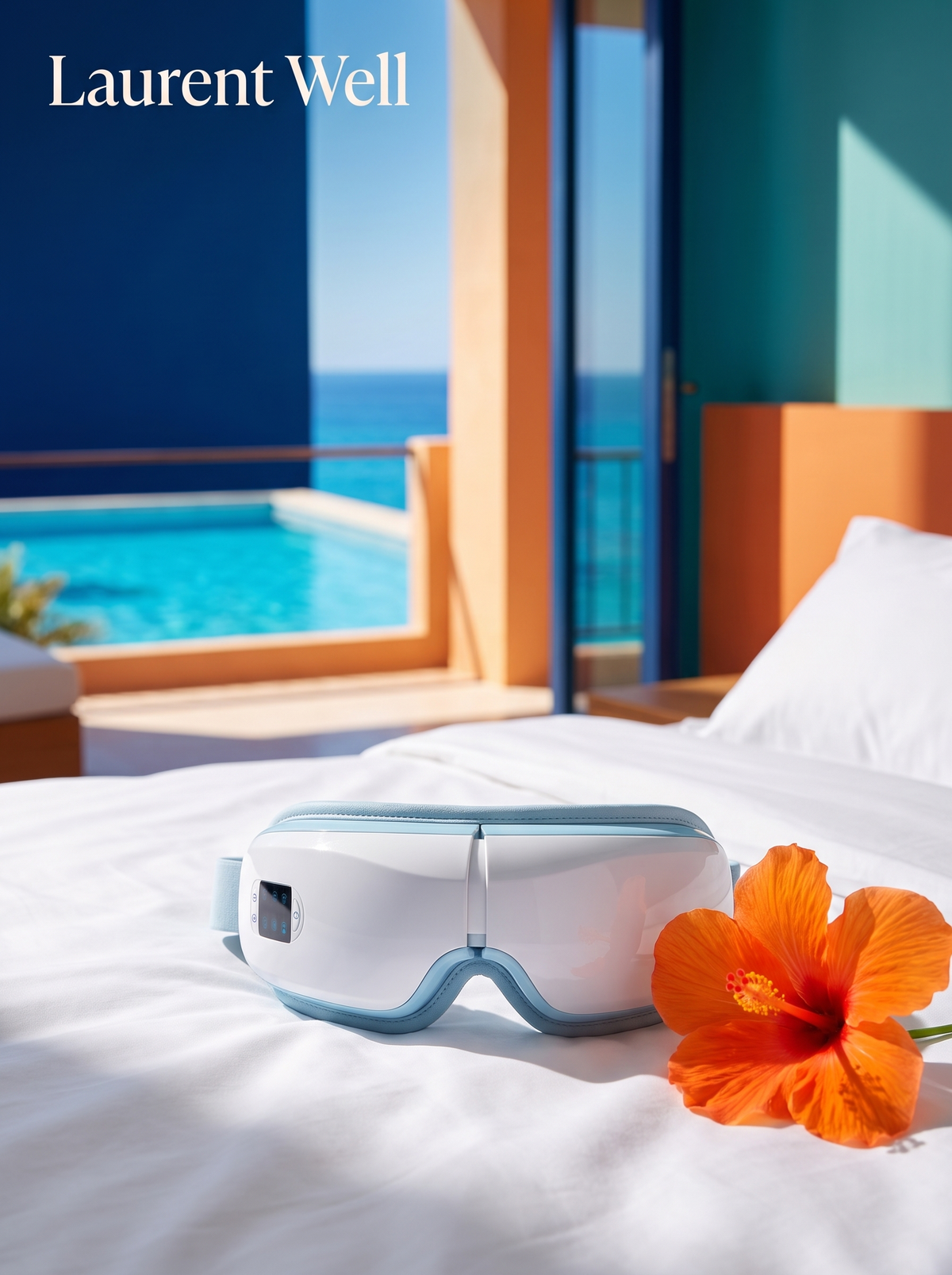 Laurent Well Foldable Eye Massager with LCD Screen, Share the Calm With Your Team