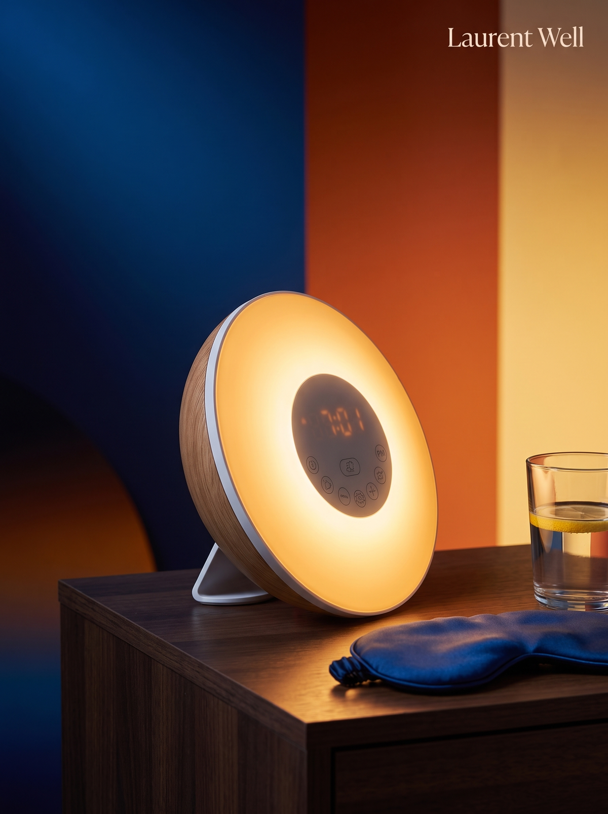 Laurent Well Sunlight Wake-Up Lamp for Bedside Tables, From Wake Up To Wind Down
