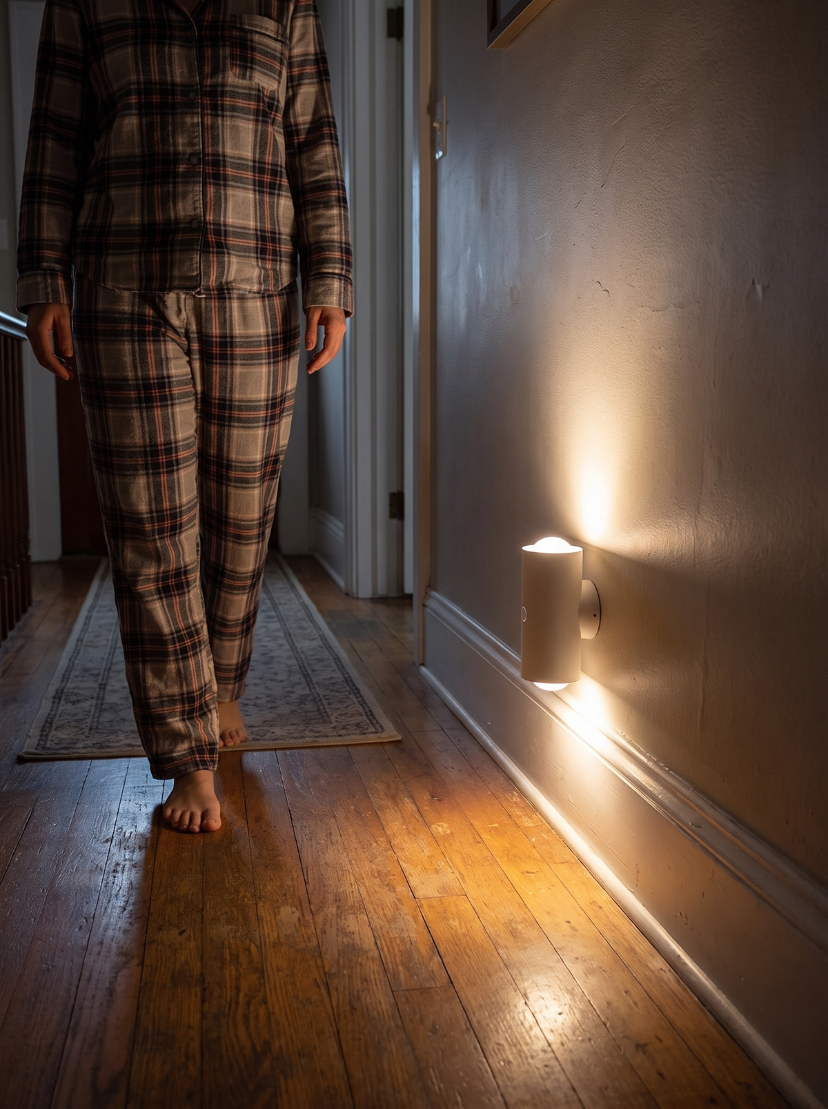 Laurent Well Rechargeable Motion Sensor Night Light, Magnetic LED, Light That Finds You