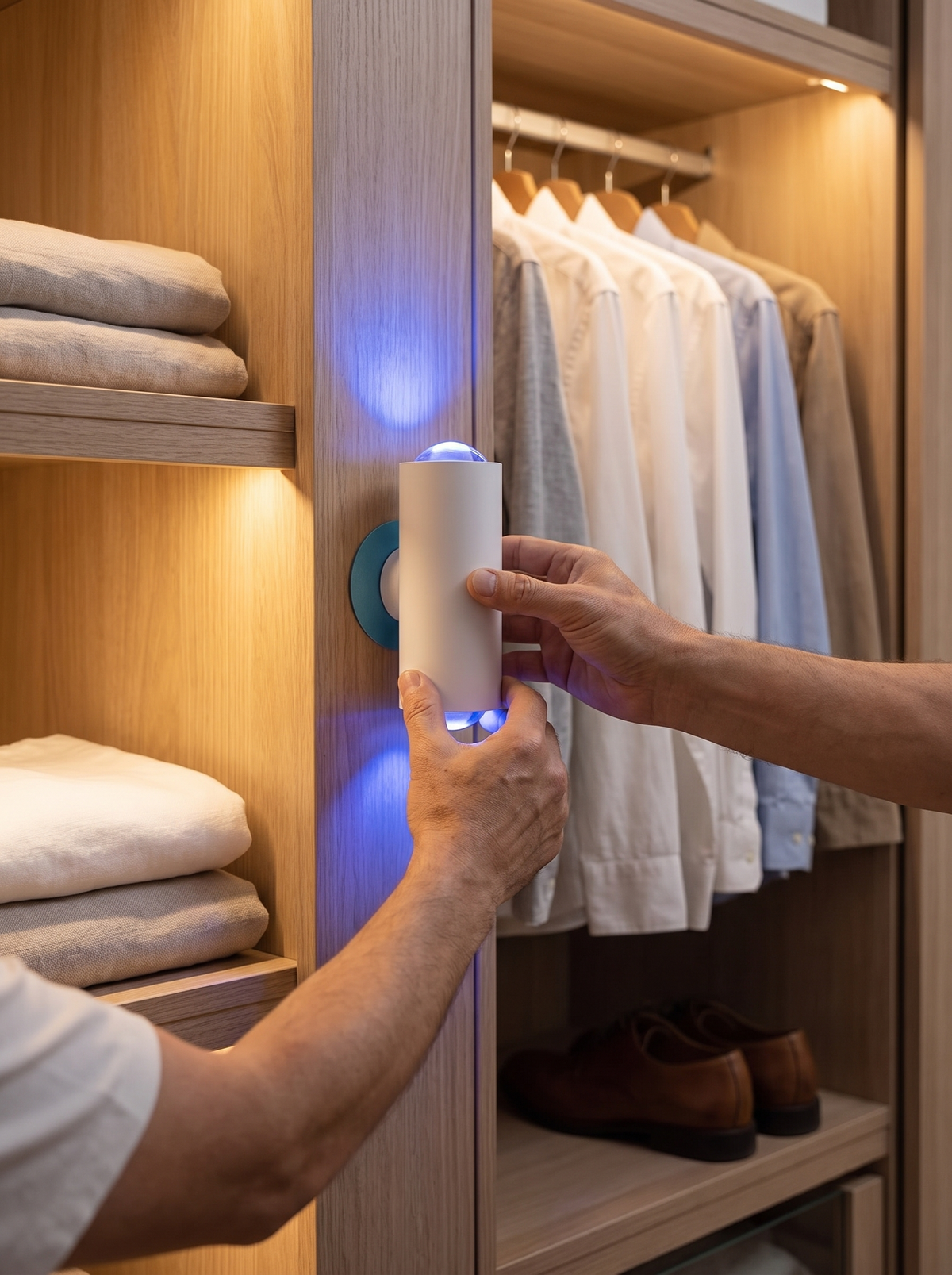 Laurent Well Rechargeable Motion Sensor Night Light, Magnetic LED, Stick It Anywhere