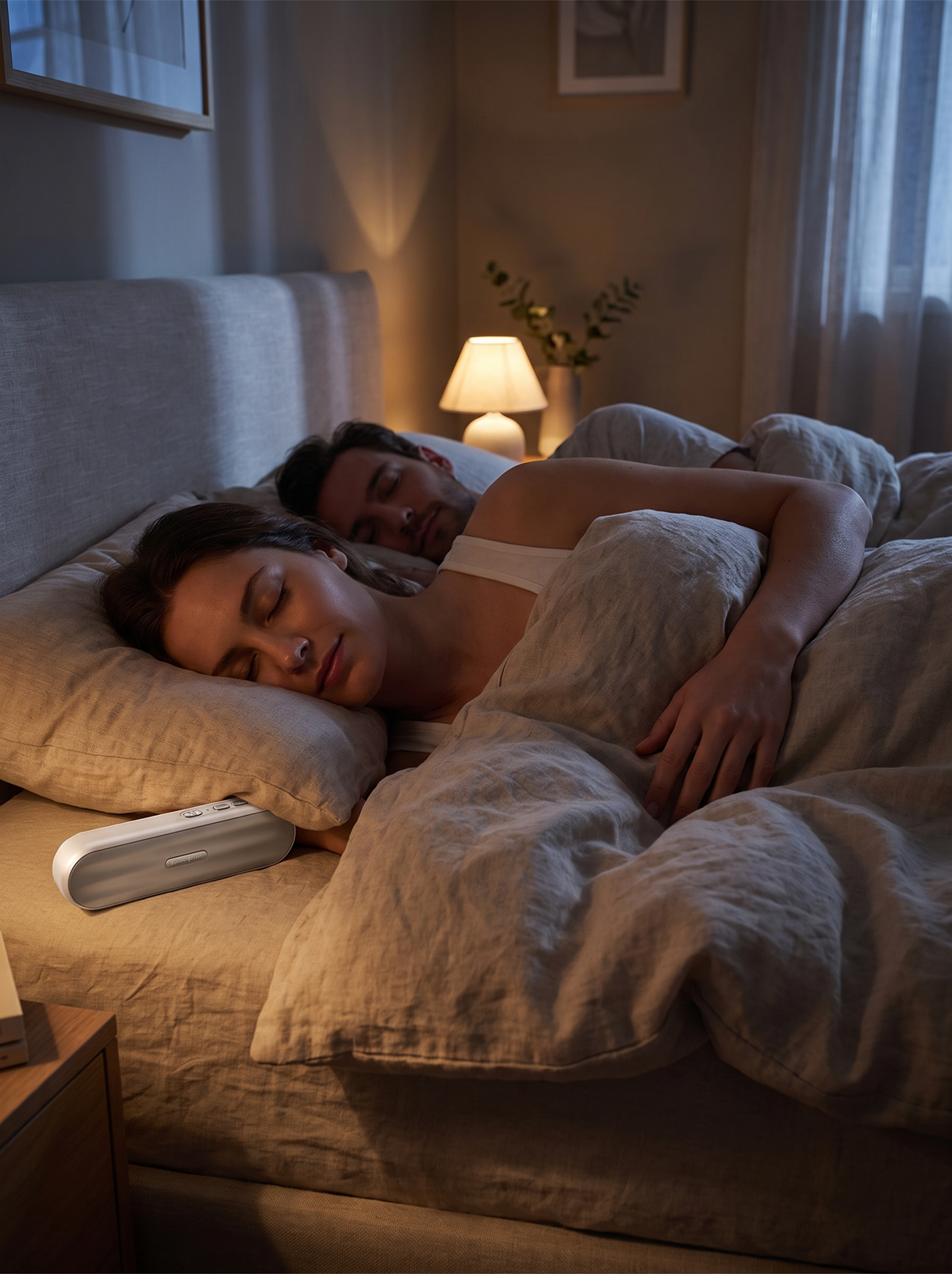Laurent Well Bluetooth Pillow Speaker for Sleep with White Noise, Sound Only You Hear