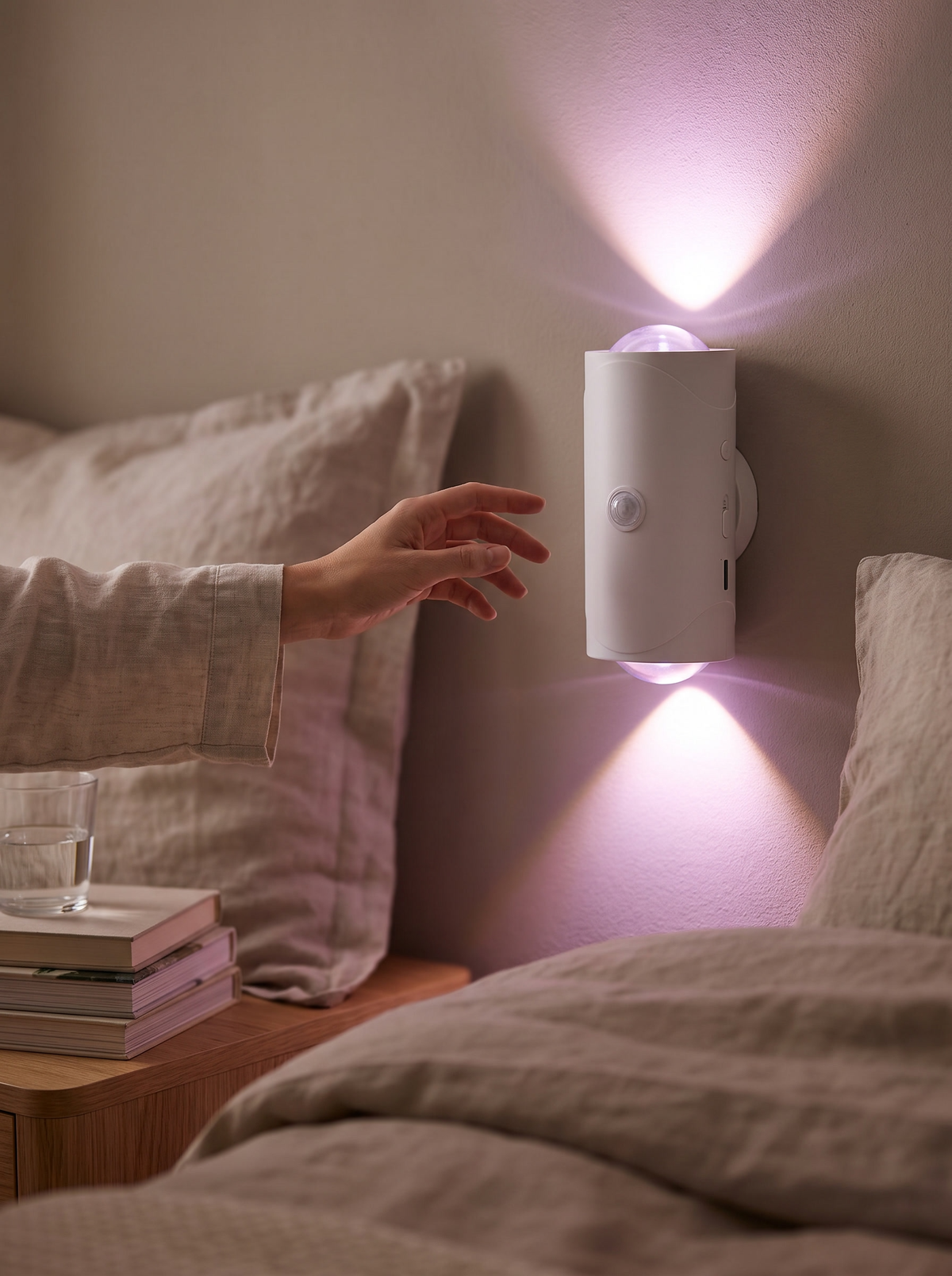 Laurent Well Motion Sensor Night Light, USB-C Rechargeable, Your Color, Your Mood