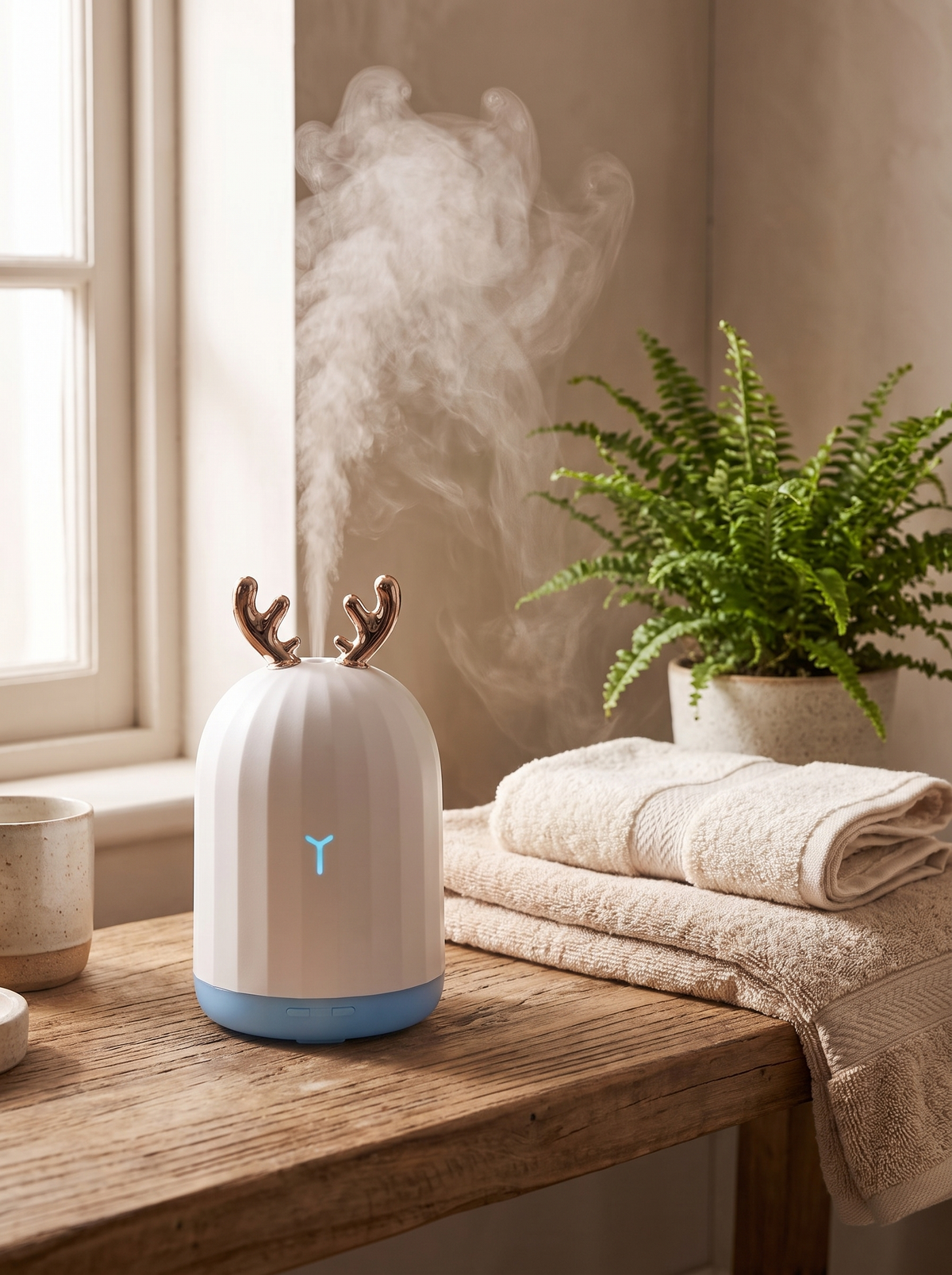 Laurent Well Ultrasonic Cool Mist Aroma Diffuser, 220ml, A Hum That Fades Away
