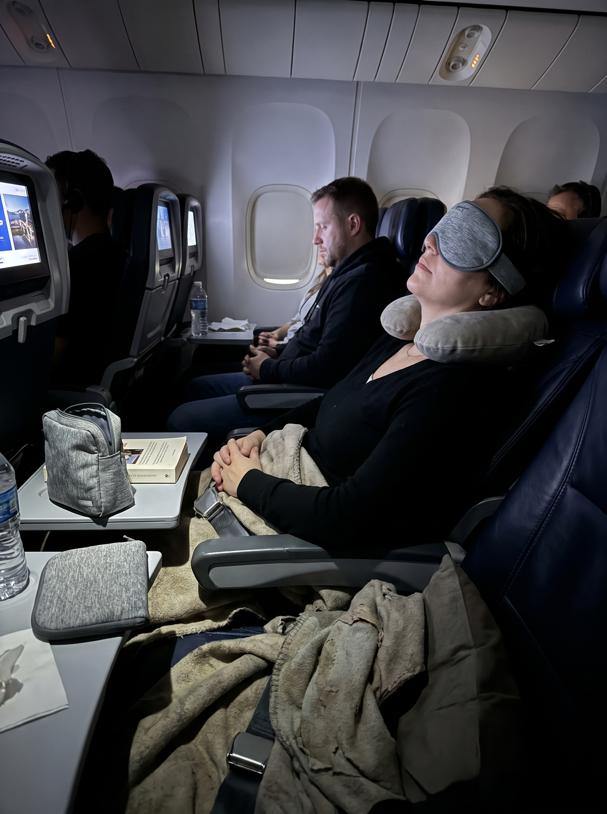 Laurent Well Weighted Sleep Mask, 3D Blackout Contoured, Packed for Every Trip