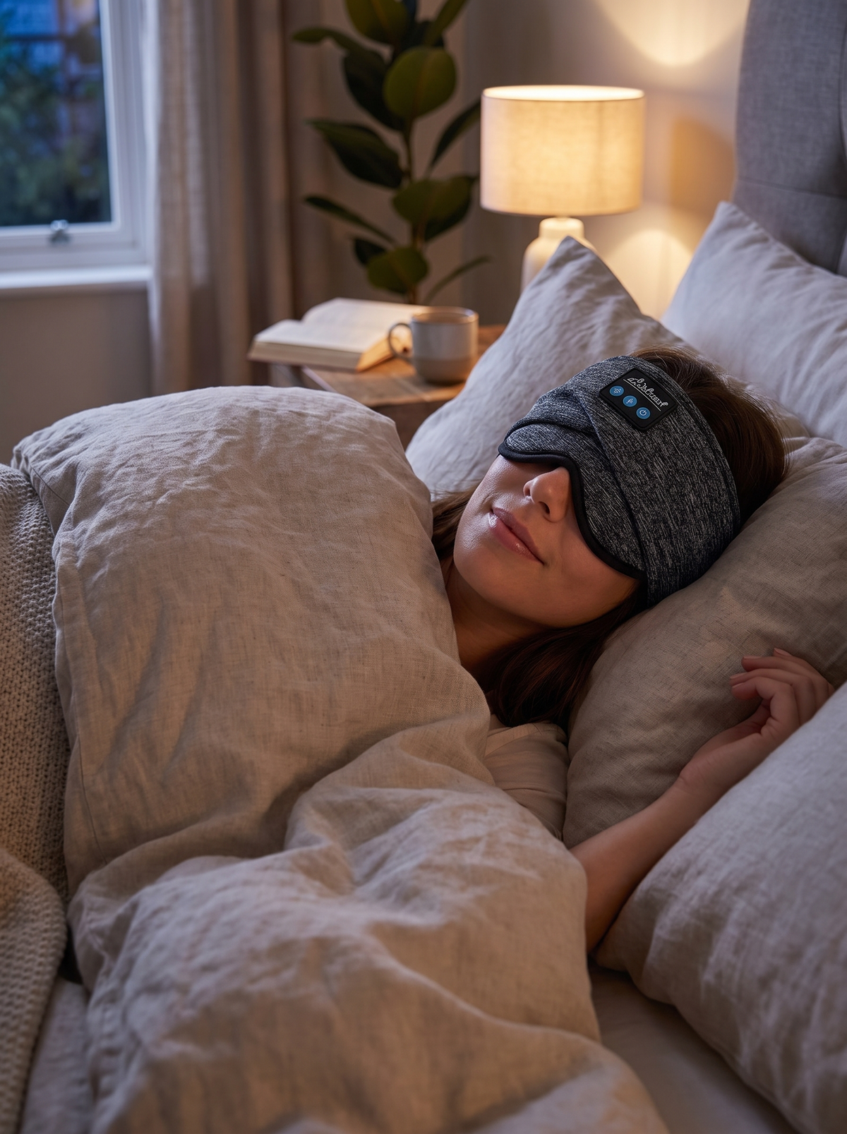 Laurent Well Bluetooth Sleep Headband Eye Mask - Wireless Headphones, Your Calm, Personal Space