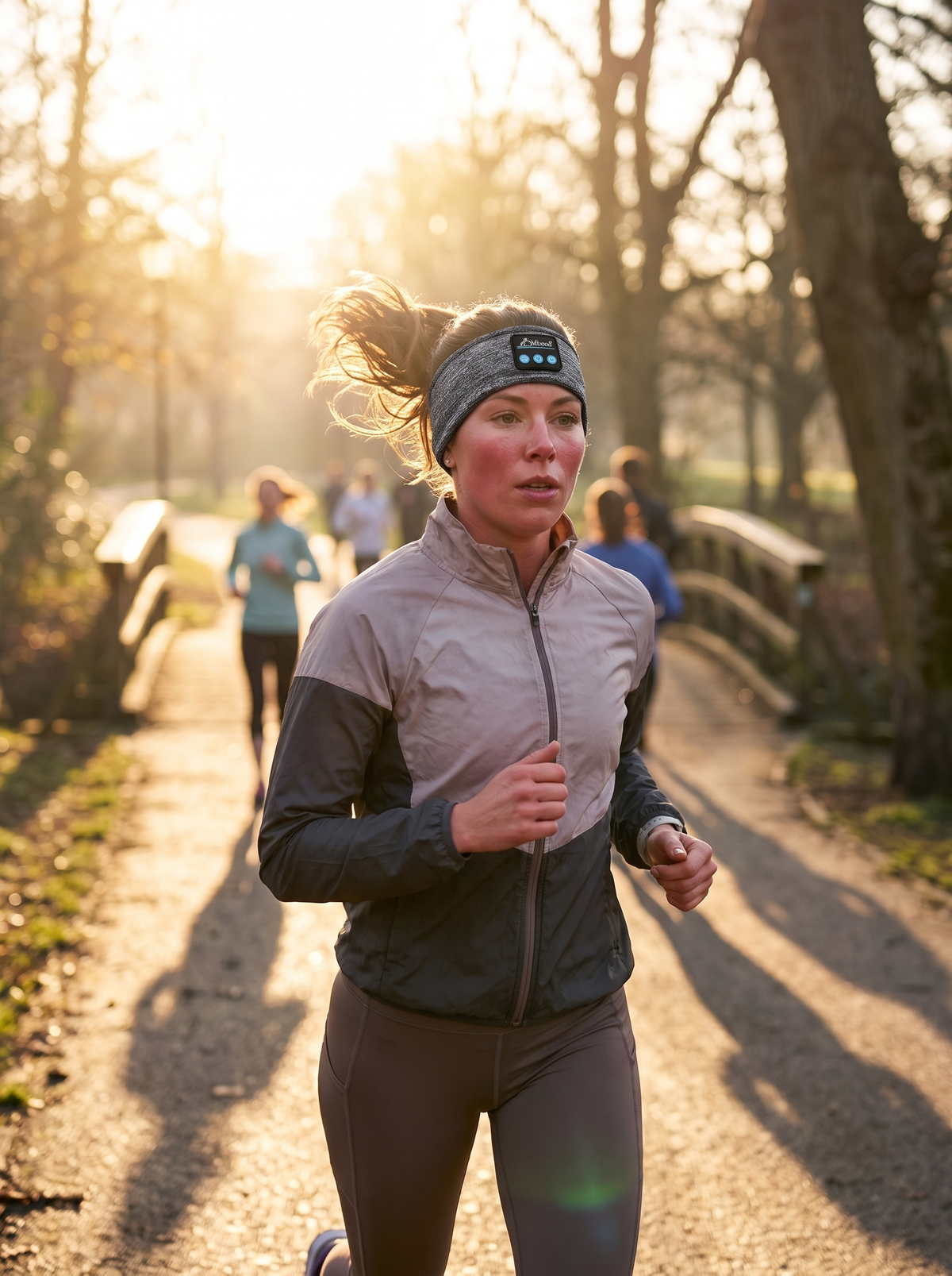 Laurent Well Bluetooth Sleep Headband Eye Mask - Wireless Headphones, From Bedtime to Workout