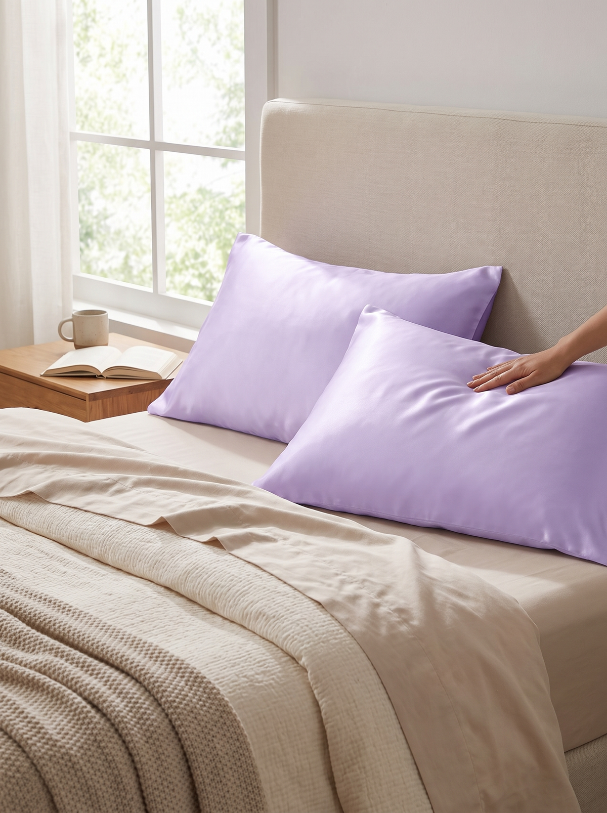 Laurent Well 75D Satin Pillowcase - Queen and King, 14 Colors, Color for Every Bedroom