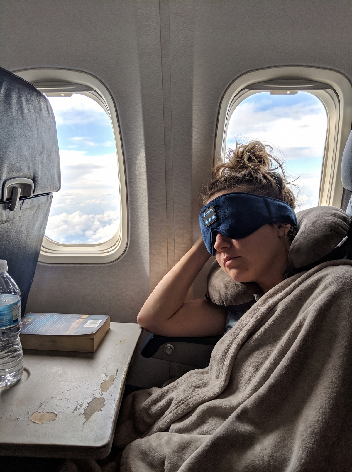 Laurent Well Bluetooth Sleep Mask with Built-In Speakers, Rest Anywhere You Go